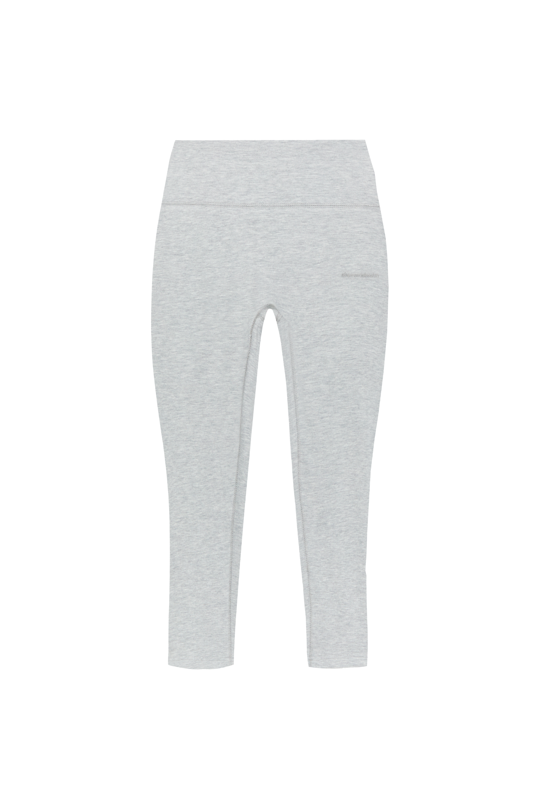 Huggie Capri Leggings in Marl Grey